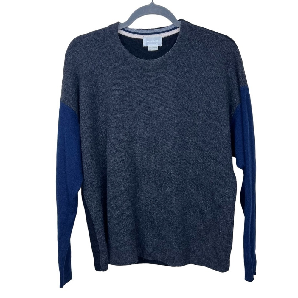 M Patmos Cashmere Colorblock Crew Neck Sweater XS